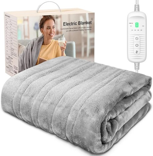Electric heated blanket throw - electric,